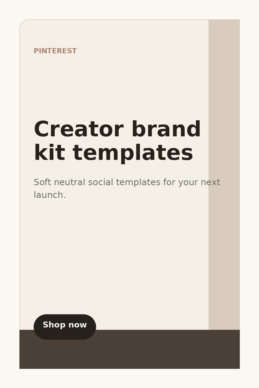 Pinterest pin preview from QuietLaunch Creator Kit